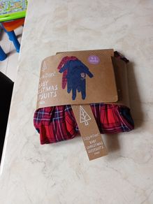 Baby's Christmas  Sleepsuit - 3 Pack. Age 0-3 Months.