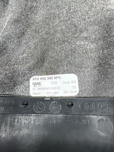 8K0858345 Original Audi A4 B8 2010 steering column cover steering wheel. A1l1b4