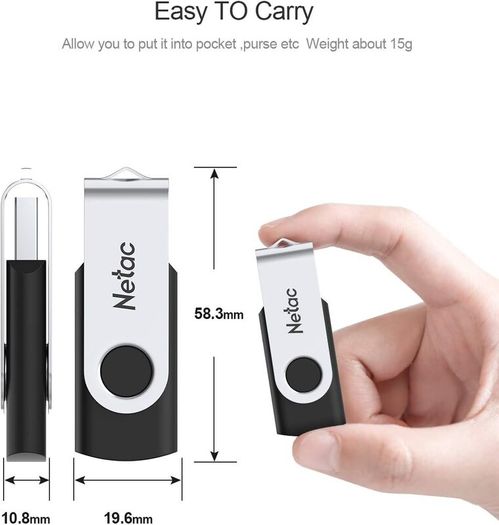 64GB USB 2.0 Flash Drive, Swivel Design Memory Sticks, Pen Drive, Usb Sticks for Data Storage, Zip Drive and jump Drive with LED Light