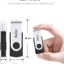 64GB USB 2.0 Flash Drive, Swivel Design Memory Sticks, Pen Drive, Usb Sticks for Data Storage, Zip Drive and jump Drive with LED Light Image 2