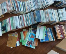 600 plus Phone cards from all around the world.  Great collection.