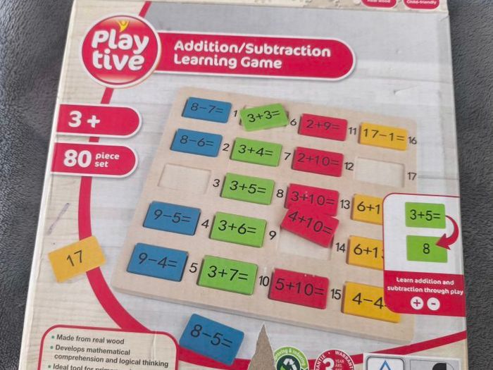 Playtive Wooden Educational Math Game