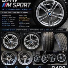 Genuine Bmw staggered Alloys