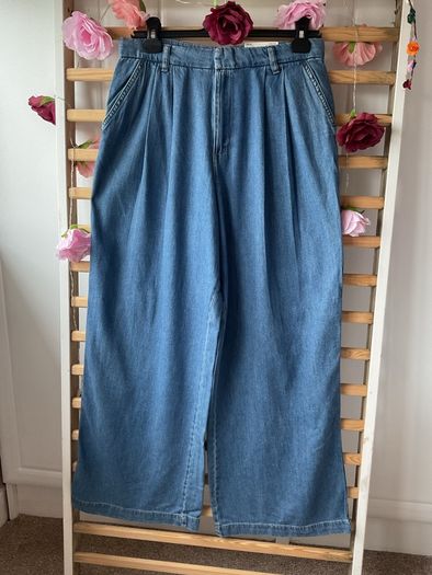 jeans  nwt F&f trouser style jeans size 12 wide leg
