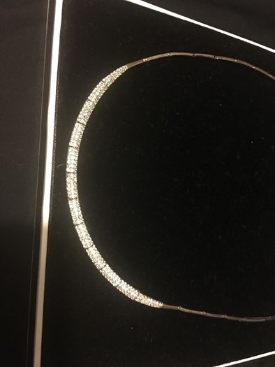 stunning white gold pendant