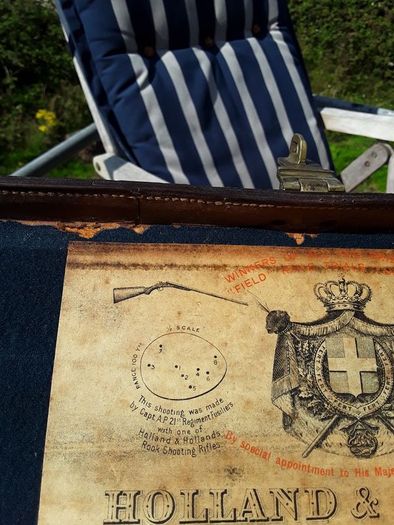 antique Rare Holland and Holland full lenght riffle case