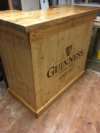 Corner Home Bar Timber Bar Counter