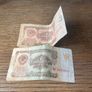 Russian banknotes & Belgium note Image 3