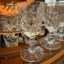 GLOBE BAR with Bohemia Crystal glassware / like NEW Image 7