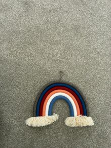 Rainbow wall hanging