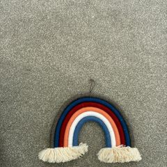 Rainbow wall hanging