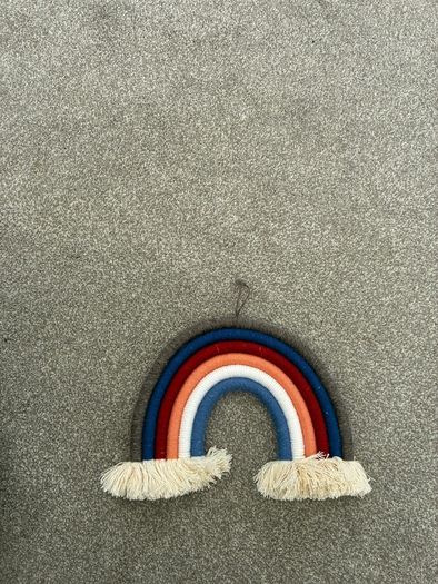 Rainbow wall hanging