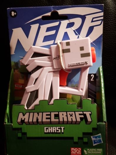 NERF Minecraft Ghast Blaster Brand New