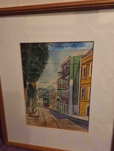 Casimiro Motta signed Watercolour