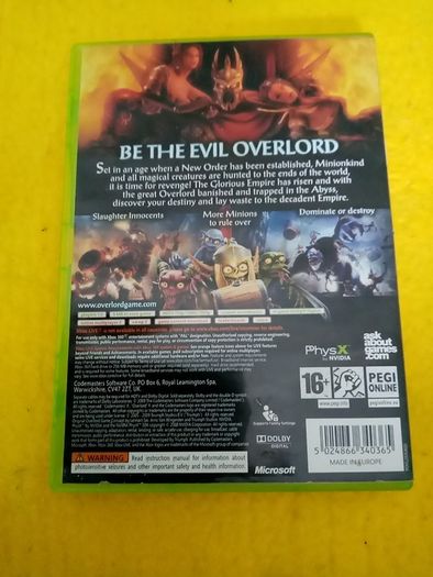 Overlord II Xbox 360 games Original