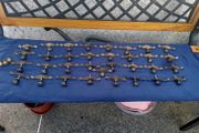 17 Vintage Brass Knobs/Hinges
