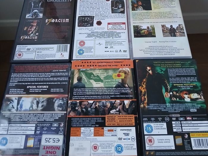 Cult Sci-Fi Horror DVD Bundle 6 Titles Night Watch Day Watch Monsters Clockers Ghoulies IV