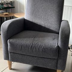 Grey armchair