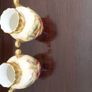 Pair of Aynsley Orchard Gold minature vases Image 7