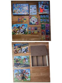 Paw Patrol Play Set & Educational Games + 3-pack Wooden Puzzle