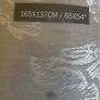 Pair of New Silver Black out Curtain, Eyelet Image 3
