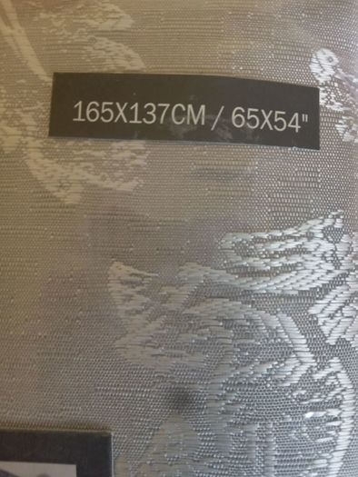 Pair of New Silver Black out Curtain, Eyelet