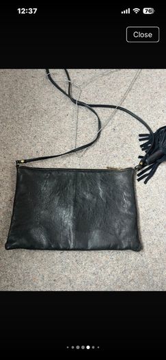 Black leather