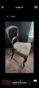 Lovely Victorian Spoon back chair. Good solid chair.