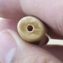 Vintage 3 Eyes Himalayan Tibetan Agate Dzi Bead Amulet Image 4