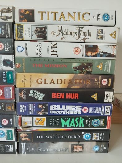 Classic Movies & Action VHS Collection