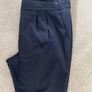 Next Tailored trousers in Navy Image 2