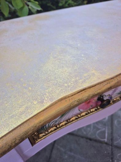 Cadillac Pink & Gold Glamour Console Table