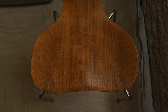 A pair of vintage Danish stackable dining chairs