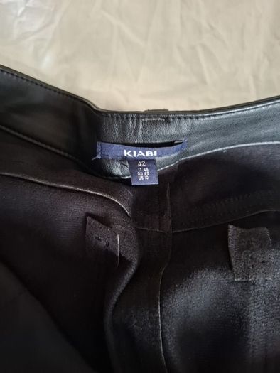 KiabivFaux Leather Jeans