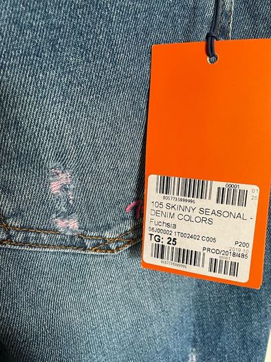 Trussardi skinny jeans  fuschia denim - New with tags