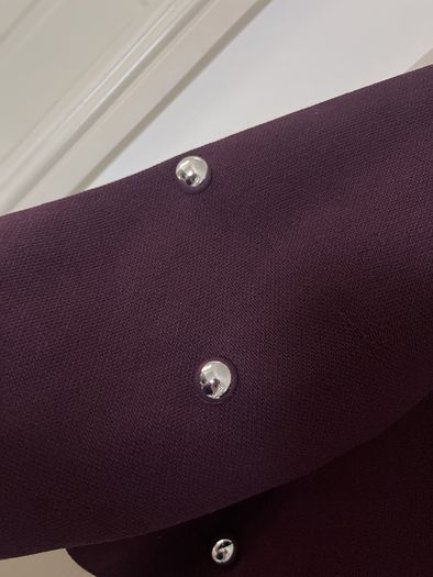 River Island BNWT wine cardigan with studs