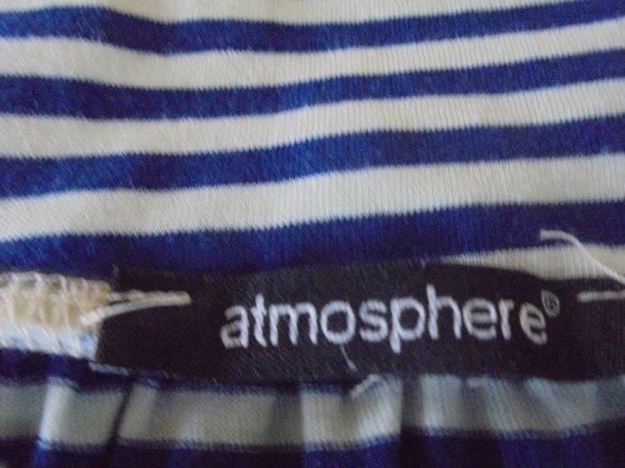 Navy/White Striped Cotton Dress for Sale