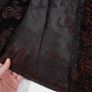 B. Young Dark Brown Black Sheer Mesh Ruffle Frill Textured Gothic Vampire Blouse Top Size L/XL Image 6