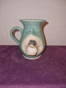 Irish Stoneware face mug