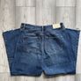 Stradivarius High Waisted Wide Leg Jeans Blue - Size EU 40 / UK 12 Image 6