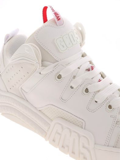GCDS white low trainers rrp 450e sneakers designer new
