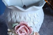 Vintage ceramic wall pocket vase