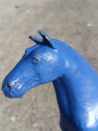 Cold Paint 12" Bronze Horse