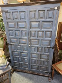 Blue Distressed Wardrobe