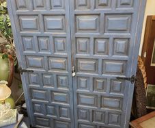 Blue Distressed Wardrobe