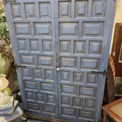 Blue Distressed Wardrobe