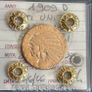 USA 5 Dollars 1909 Indian Head Gold Coin Denver Image 4