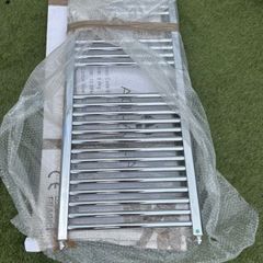 2 x Aqualla Luca Chrome Heated Towel Radiators - as new (please read ad for details).