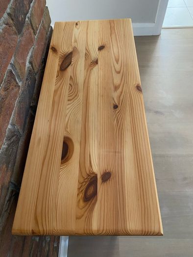 Console table - Hall table refurbished solid pine