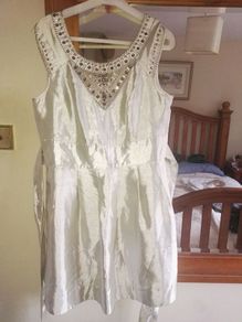 Warehouse Silver Dress